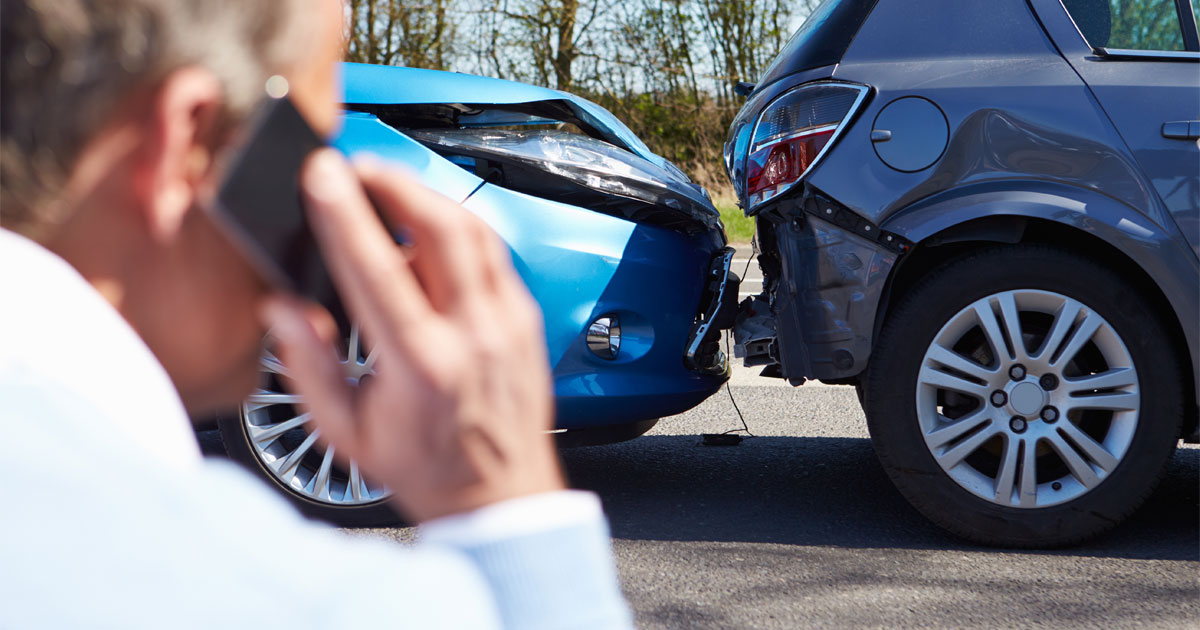 Calling after car accident